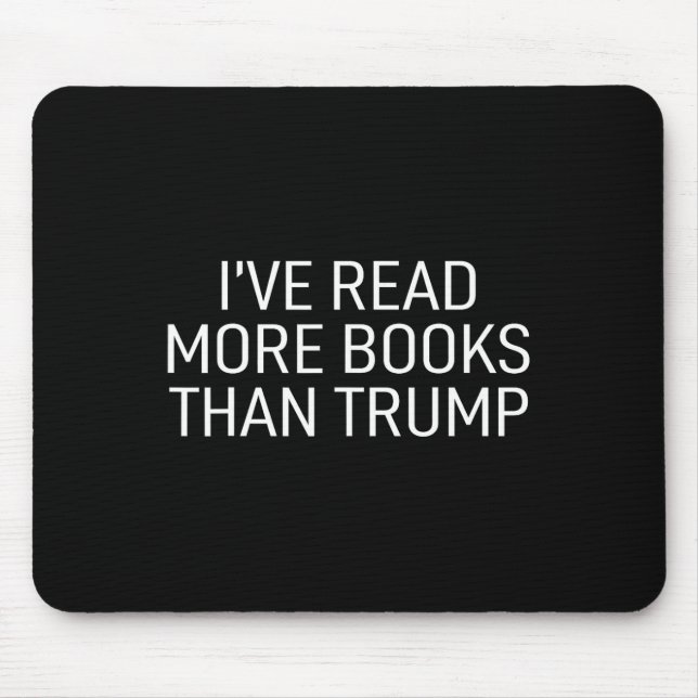 Read More Books Than Trump  Mouse Mat (Front)