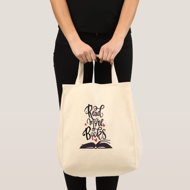 Read more books tote bag (Front (Product))