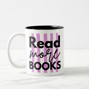 Read More Books Two-Tone Coffee Mug