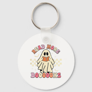 Read More Boooooks Cute Ghost Read More Boooooks H Key Ring