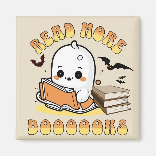Read more boooooks magnet (Front)