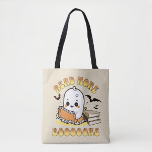 Read more boooooks tote bag