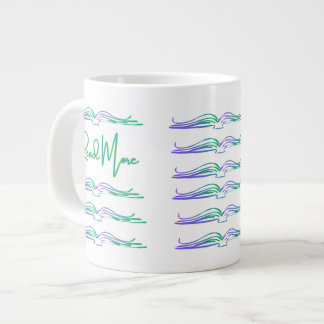 Read More in Green and Blue Large Coffee Mug