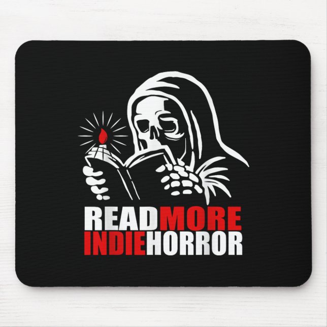 Read More Indie Horror Apparel  Mouse Mat (Front)
