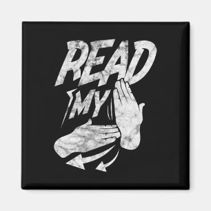 Read My Hand Deaf American Sign Language Distresse Magnet