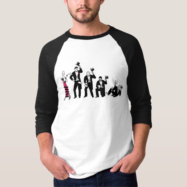 Read My Quips Raglan T-Shirt (Front)