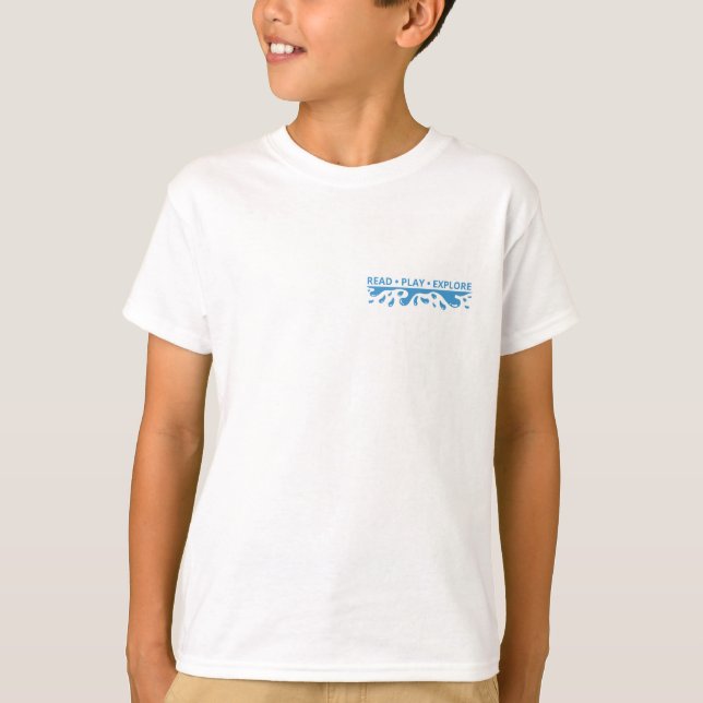 Read Play Explore Ocean Adventure Boys' T-Shirt (Front)
