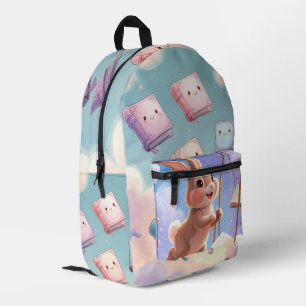 Read, Play, Repeat – Whimsical Bunny Backpack for 