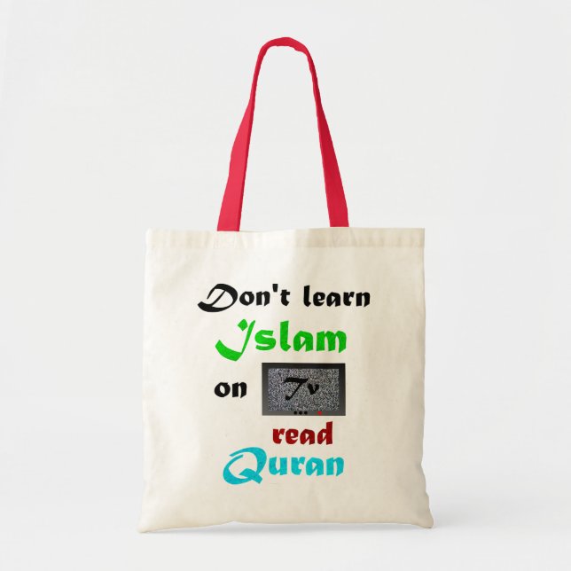 Read Quran for learning Islam Tote Bag (Front)