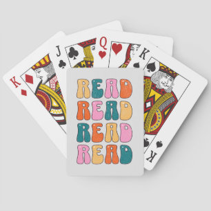 Read Read Read Read Playing Cards
