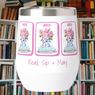 Read, Sip & Mahj Book Lover Mahjong Personalised