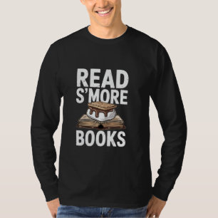 Read S'more Books Camping Outdoors Travel Campfire T-Shirt