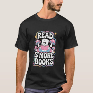 Read S'more Books Camping Outdoors Travel Campfire T-Shirt