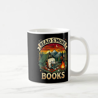 Read s'more books cute campfire _ reading book coffee mug