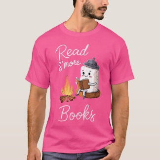 Read S'More Books Cute Campfire  Reading Book Love T-Shirt