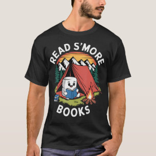 Read S'More Books Reading Camping Smores Kawaii S' T-Shirt