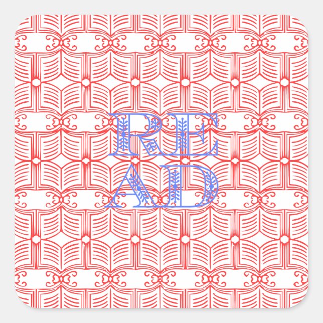 READ  SQUARE STICKER (Front)