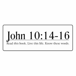Read the Bible John 10:14-16 Standing Photo Sculpture