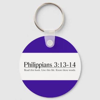 Read the Bible Philippians 3:13-14 Key Ring