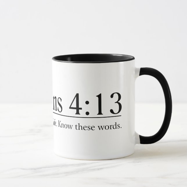 Read the Bible Philippians 4:13 Mug (Right)