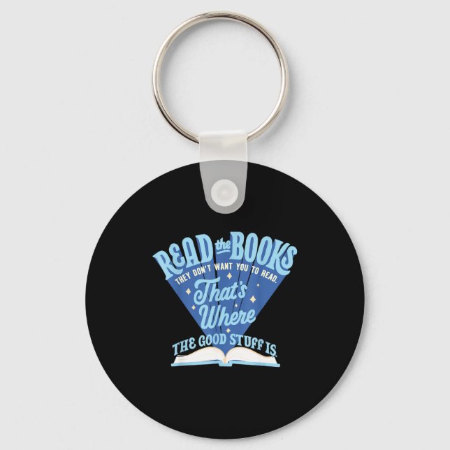 Read The Book They Don't Want You To Read  Key Ring (Front)
