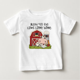 Read 'til The Cows Come Home Baby T-Shirt