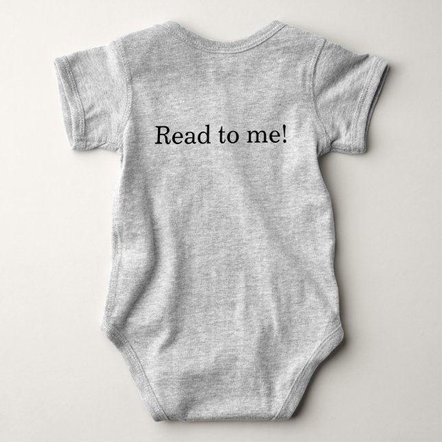Read to Me One piece  Baby Bodysuit (Back)