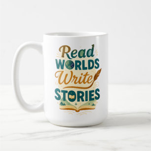 Read Worlds Write Stories Mug
