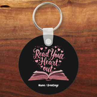 Read Your Heart Out A Book Lover's Haven  Key Ring