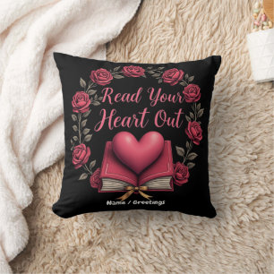  Read Your Heart Out A Haven for Book Lovers  Cushion