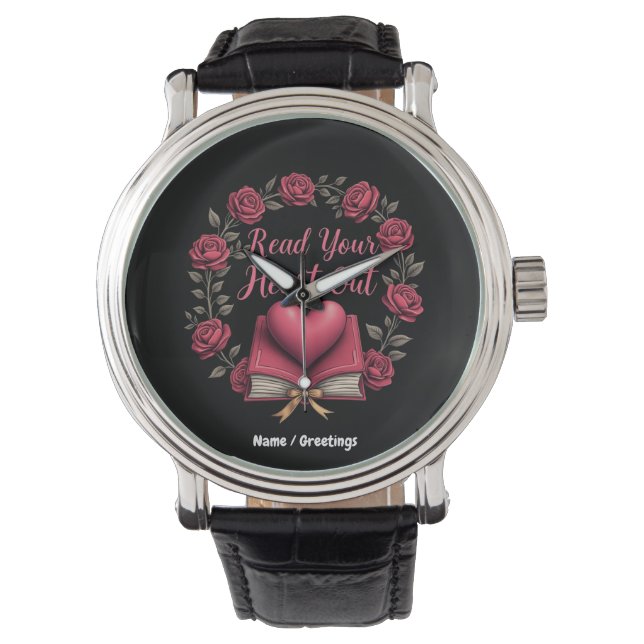  Read Your Heart Out A Haven for Book Lovers  Watch (Front)
