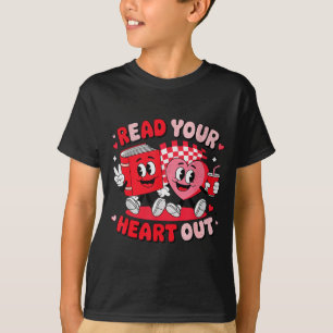 Read Your Heart Out Valentine's Day Retro Teacher T-Shirt