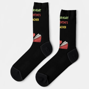 Read Your Heart Out Valentine's Day Teacher Socks
