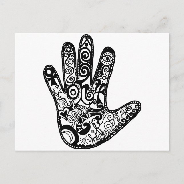 READ YOUR PALM POSTCARD (Front)