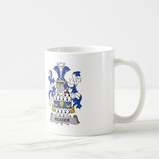 Reader Family Crest Coffee Mug (Right)