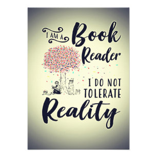 Reader Gift I Am A Book Reader Photo Print