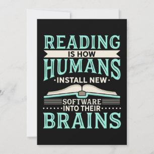Reader Gift Reading New Brain Invitation
