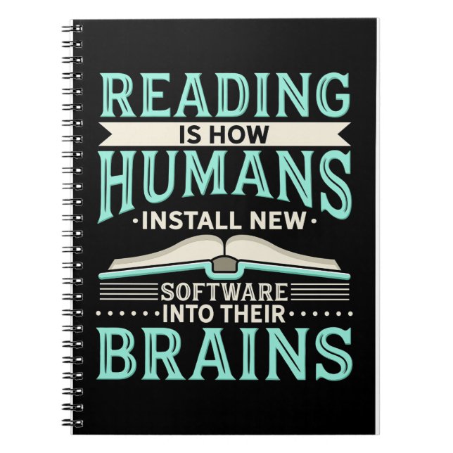 Reader Gift Reading New Brain Notebook (Front)