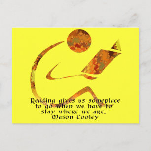 Reader Golden Quote Postcard