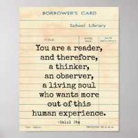 Reader Human Experience Salil Jha Quote Wall Art