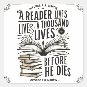Reader Lives Sticker