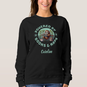 Reader Sloth. Unique Gift for Book Lover Sweatshirt