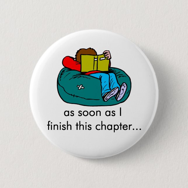 Reader T-shirts and Gifts. 6 Cm Round Badge (Front)