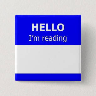 Readers Advisory 15 Cm Square Badge
