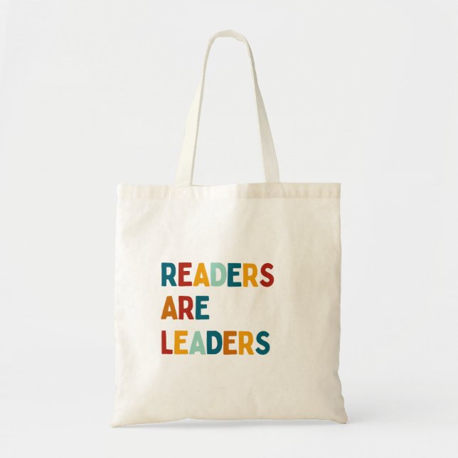 Readers are Leaders Tote bag (Front)