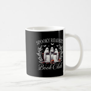 Readers Book Club Funny Ghost Teacher Happy Hallow Coffee Mug