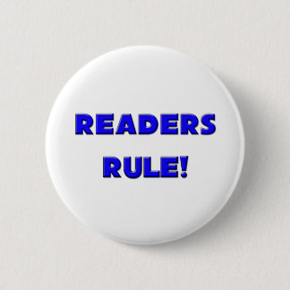 Readers Rule! 6 Cm Round Badge