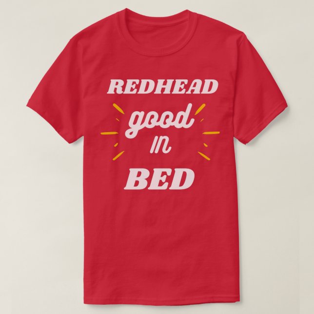 Readhead Good In Bed Funny Shirt Gift For Readhead (Design Front)