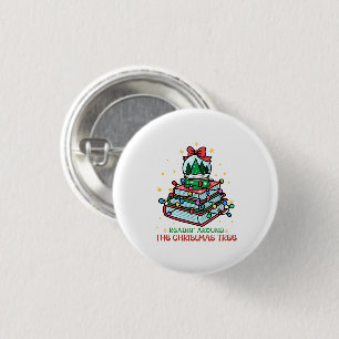Readin’ Around the Christmas Tree Holiday 3 Cm Round Badge