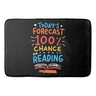 Reading - 100% Chance of Reading Bath Mat